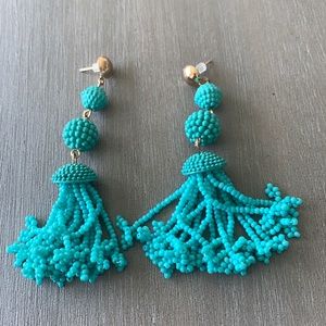 Turquoise beaded earrings